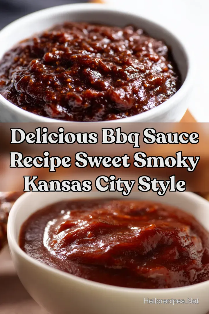 Delicious BBQ Sauce Recipe Sweet Smoky Kansas City Style