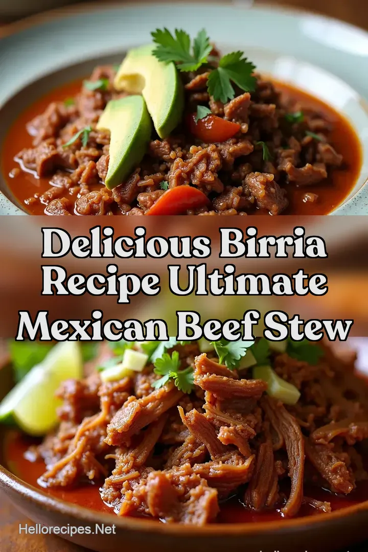 Delicious Birria Recipe Ultimate Mexican Beef Stew