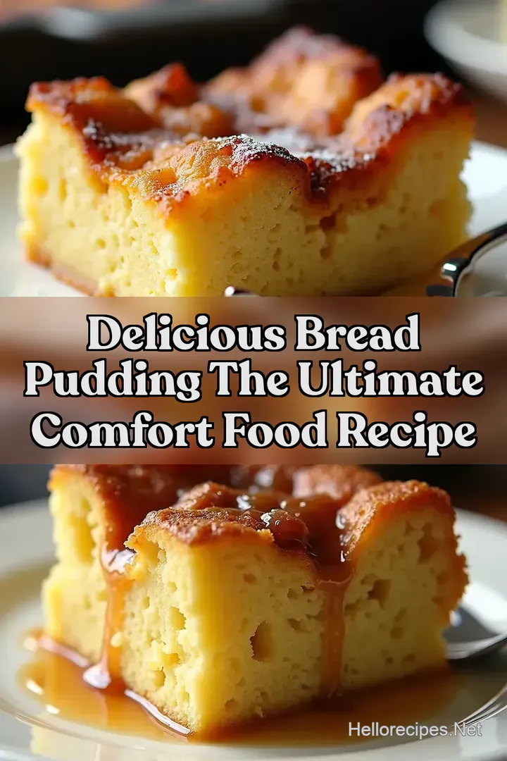 Delicious Bread Pudding The Ultimate Comfort Food Recipe