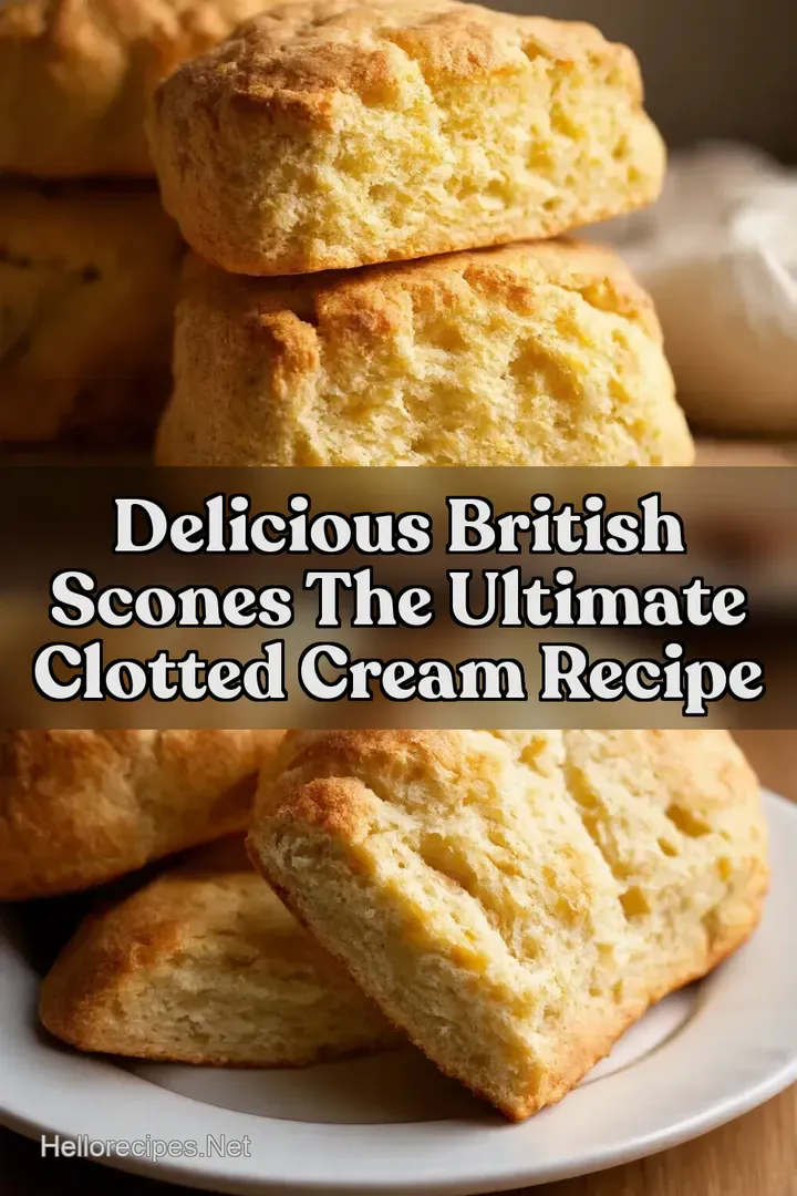 Delicious British Scones The Ultimate Clotted Cream Recipe