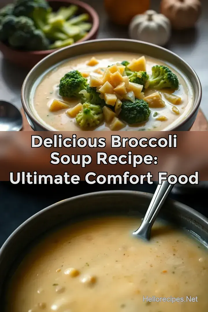 Delicious Broccoli Soup Recipe: Ultimate Comfort Food