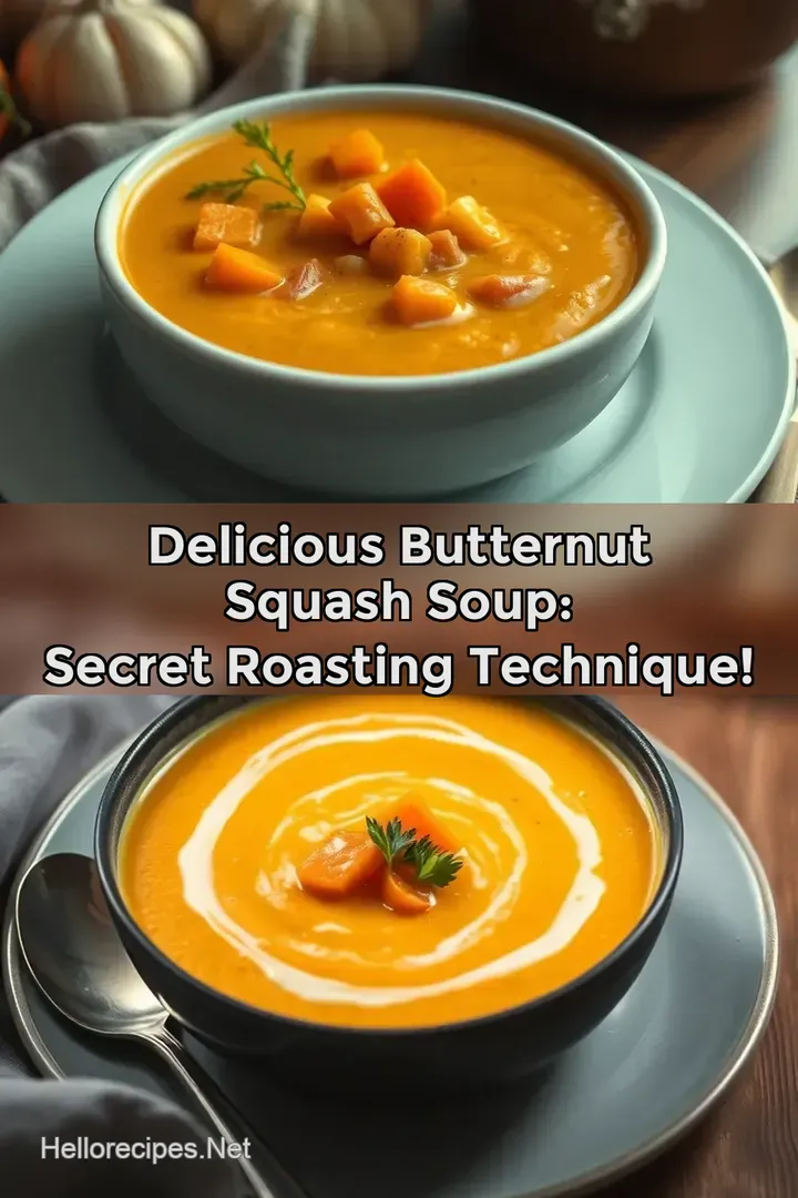 Delicious Butternut Squash Soup: Secret Roasting Technique!
