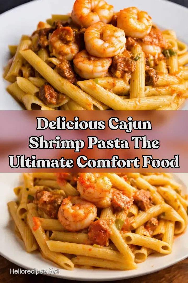 Delicious Cajun Shrimp Pasta The Ultimate Comfort Food
