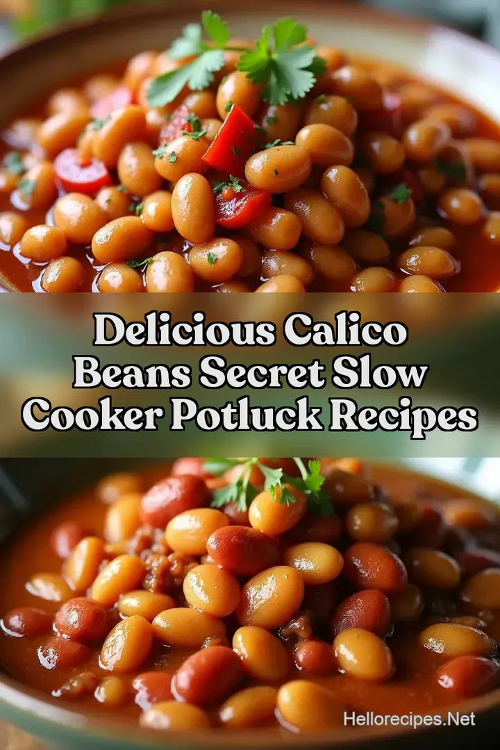 Delicious Calico Beans Secret Slow Cooker Potluck Recipes