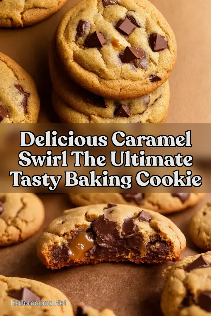Delicious Caramel Swirl The Ultimate Tasty Baking Cookie