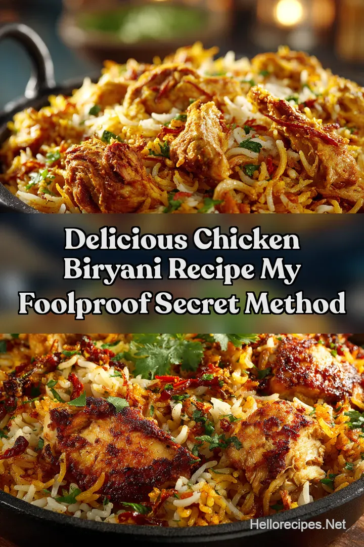 Delicious Chicken Biryani Recipe My Foolproof Secret Method