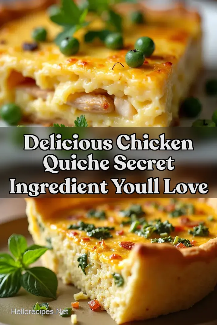 Delicious Chicken Quiche Secret Ingredient Youll Love