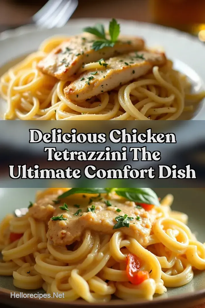Delicious Chicken Tetrazzini The Ultimate Comfort Dish