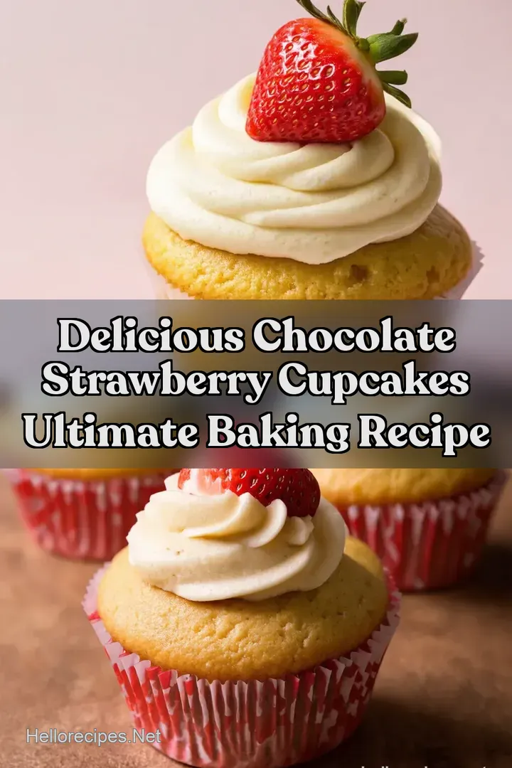 Delicious Chocolate Strawberry Cupcakes Ultimate Baking Recipe