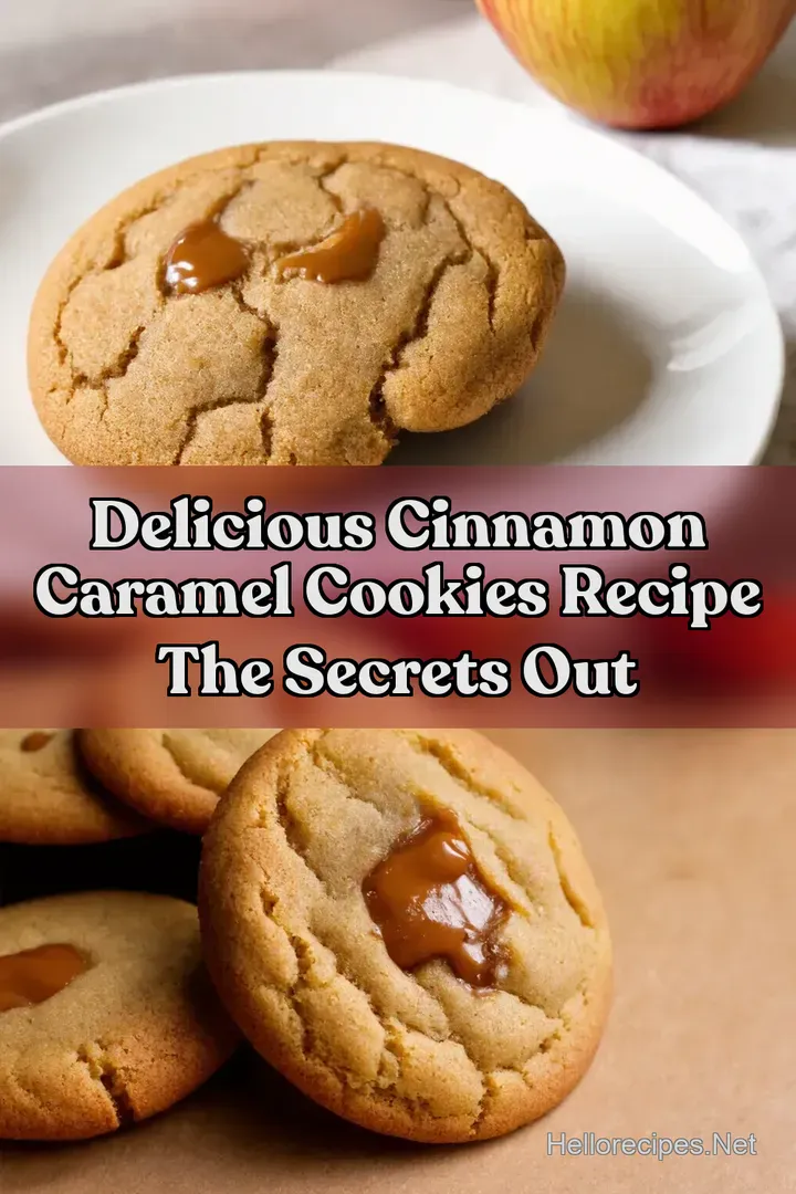 Delicious Cinnamon Caramel Cookies Recipe The Secrets Out