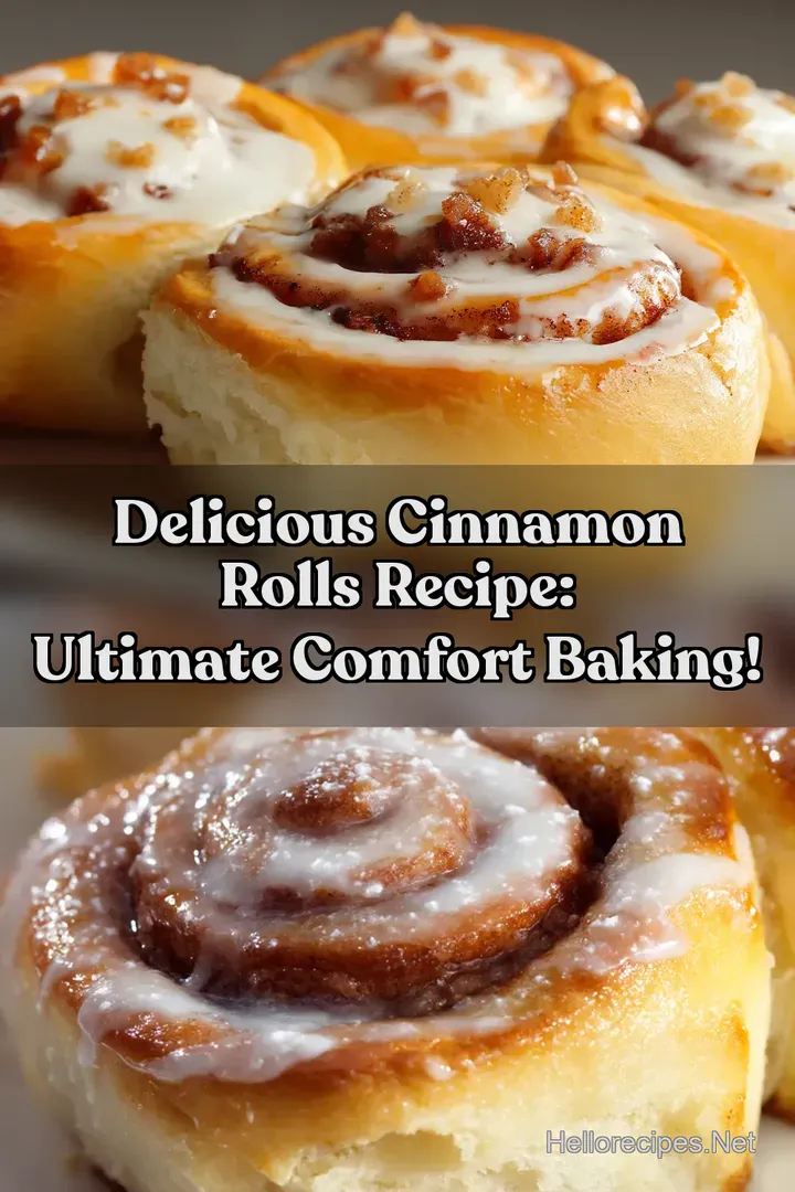 Delicious Cinnamon Rolls Recipe: Ultimate Comfort Baking!