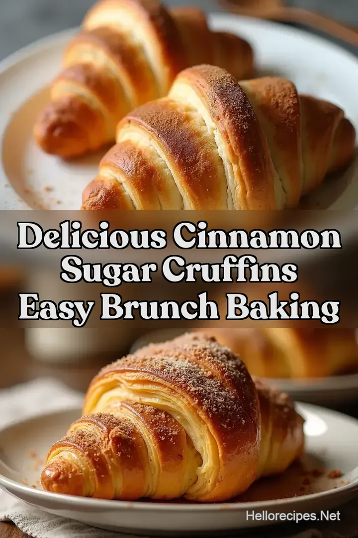 Delicious Cinnamon Sugar Cruffins Easy Brunch Baking