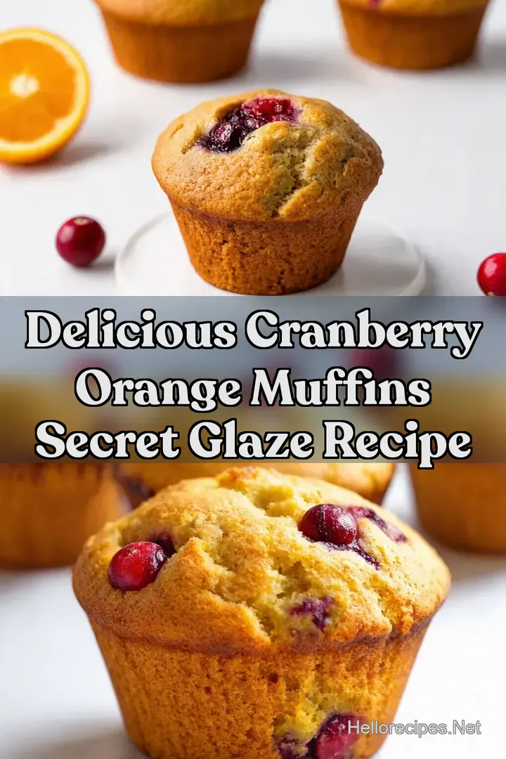 Delicious Cranberry Orange Muffins Secret Glaze Recipe