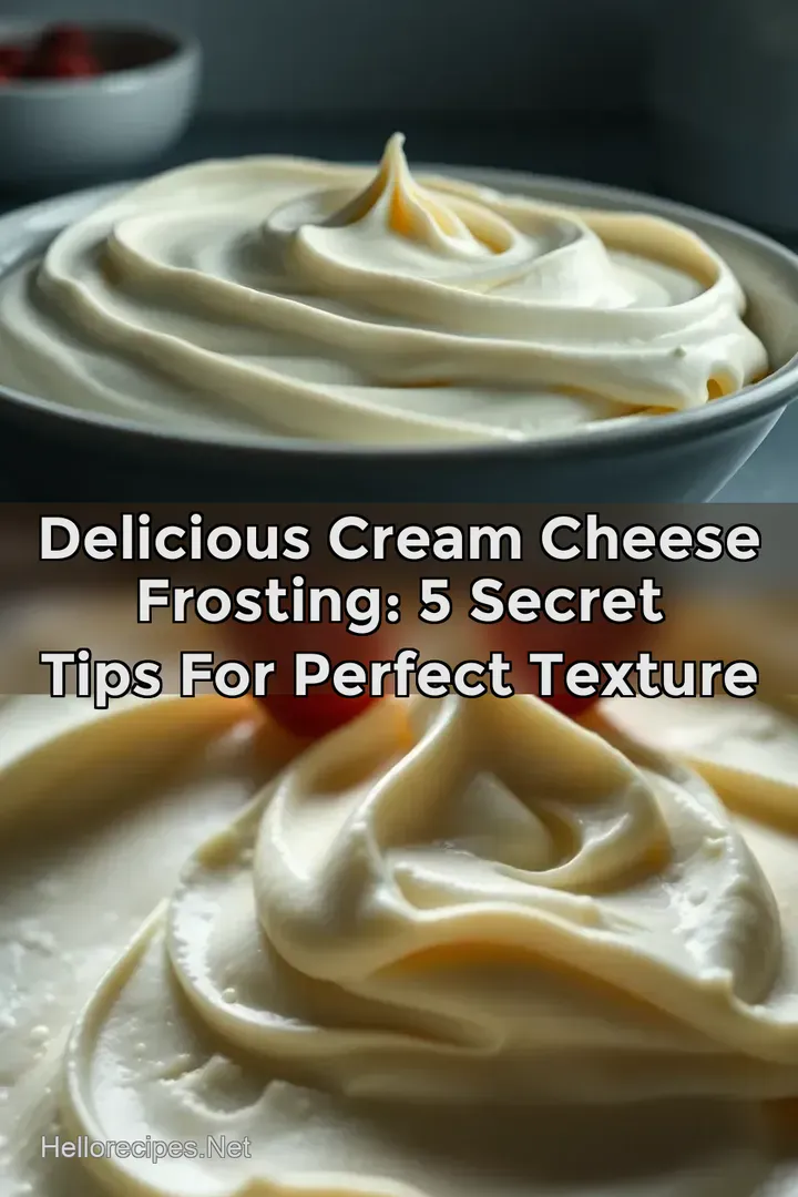 Delicious Cream Cheese Frosting: 5 Secret Tips for Perfect Texture