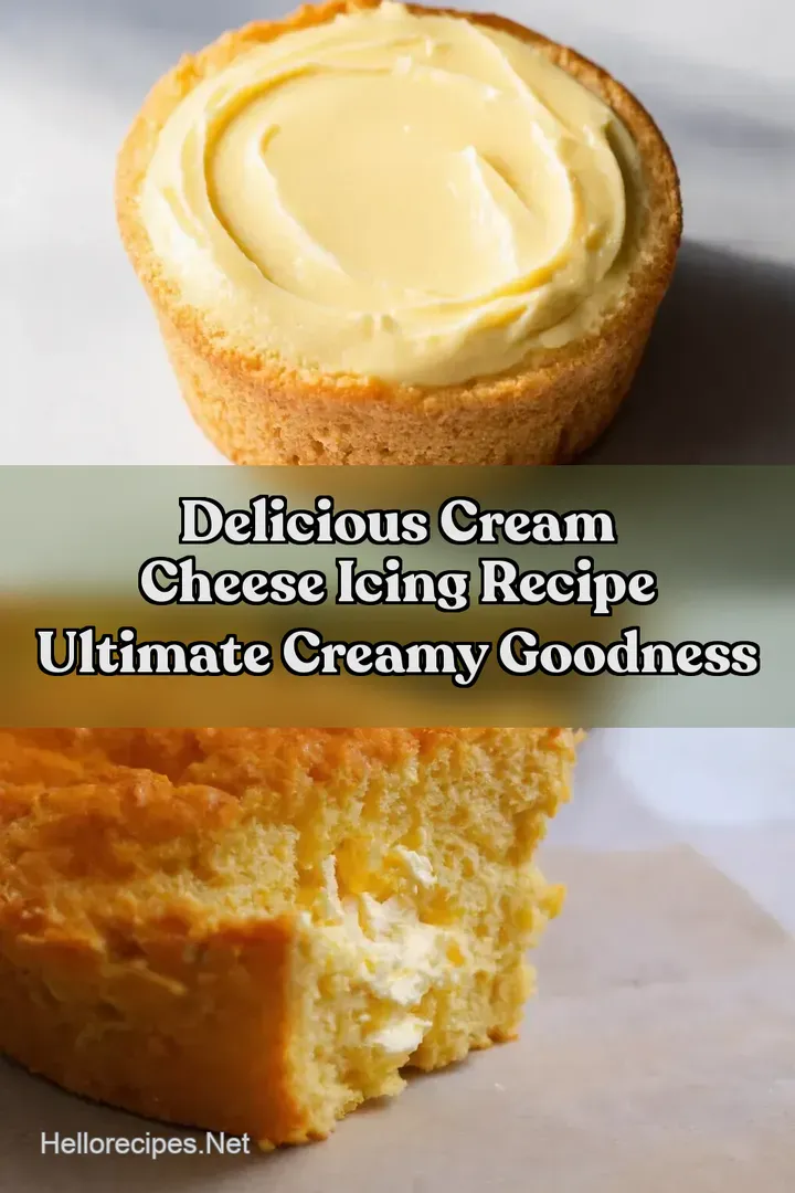 Delicious Cream Cheese Icing Recipe Ultimate Creamy Goodness