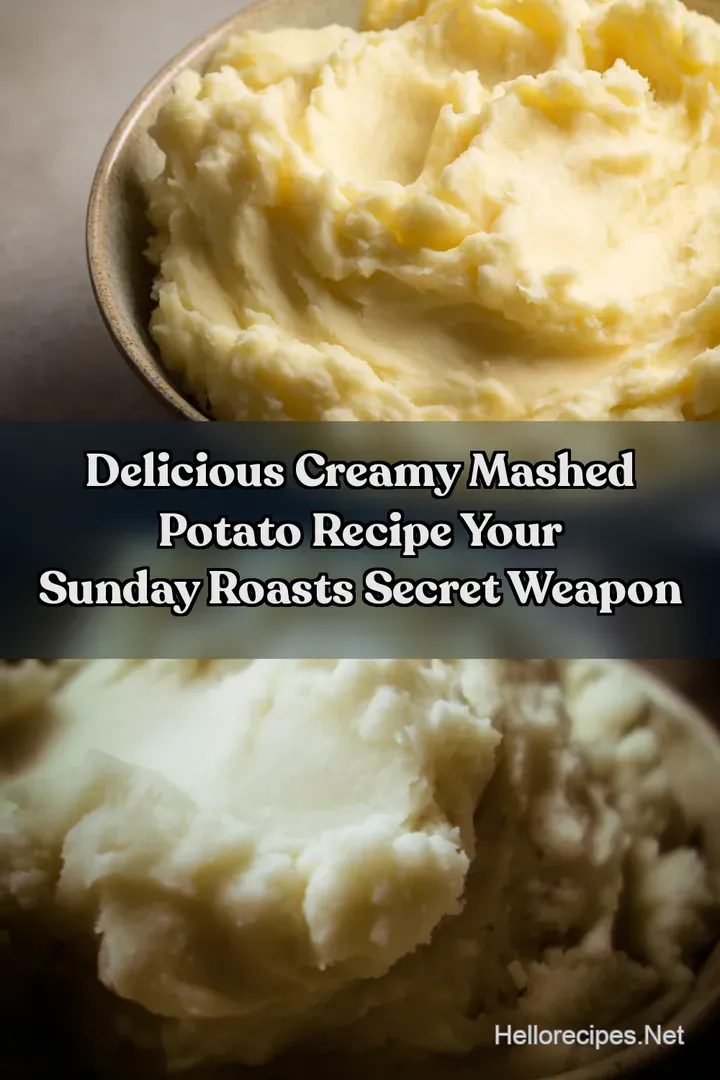 Delicious Creamy Mashed Potato Recipe Your Sunday Roasts Secret Weapon : PIN FOR LATER Delicious Creamy Mashed Potato Recipe Your Sunday Roasts Secret Weapon