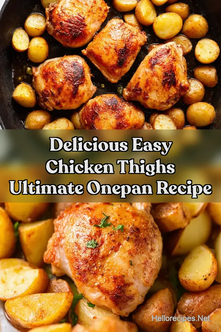 Delicious Easy Chicken Thighs Ultimate OnePan Recipe