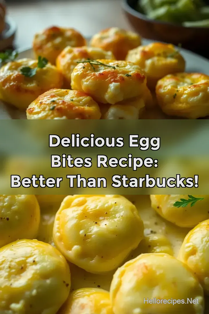 Delicious Egg Bites Recipe: Better Than Starbucks!
