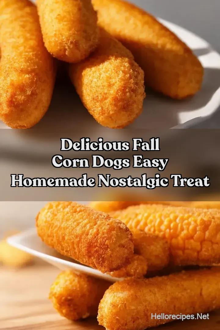 Delicious Fall Corn Dogs Easy Homemade Nostalgic Treat