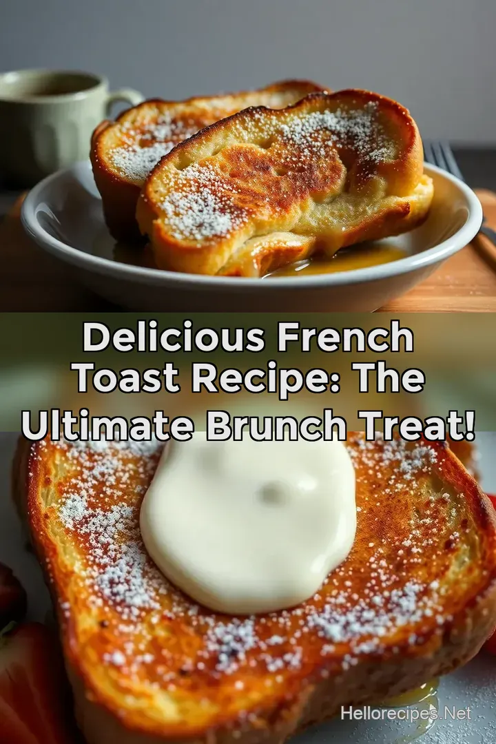 Delicious French Toast Recipe: The Ultimate Brunch Treat!