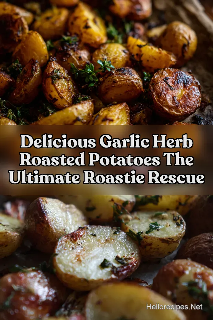 Delicious Garlic Herb Roasted Potatoes The Ultimate Roastie Rescue