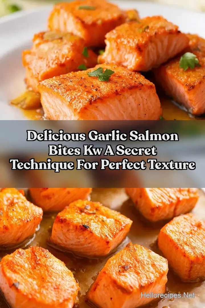 Delicious Garlic Salmon Bites kw A Secret Technique For Perfect Texture