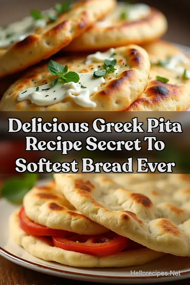 Delicious Greek Pita Recipe Secret to Softest Bread Ever