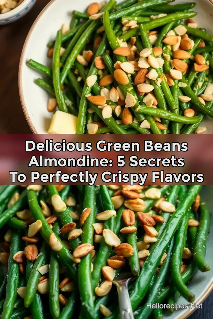 Delicious Green Beans Almondine: 5 Secrets to Perfectly Crispy Flavors