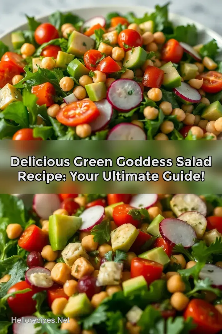 Delicious Green Goddess Salad Recipe: Your Ultimate Guide!