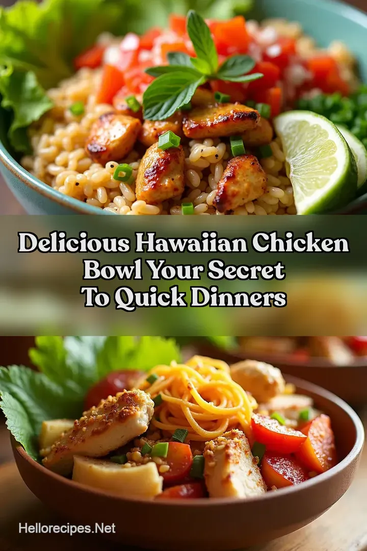 Delicious Hawaiian Chicken Bowl Your Secret To Quick Dinners