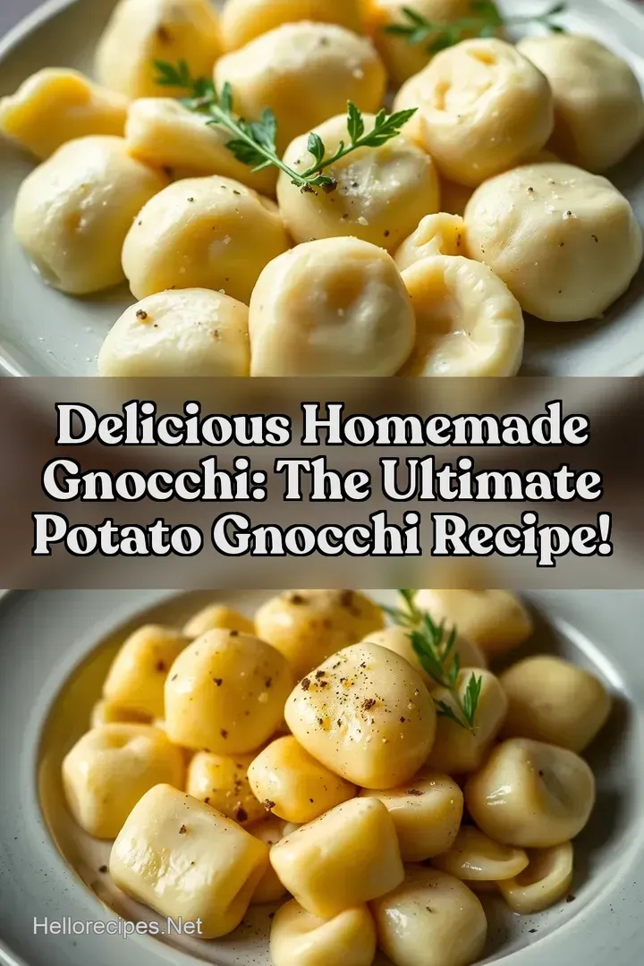 Delicious Homemade Gnocchi: The Ultimate Potato Gnocchi Recipe! : PIN FOR LATER Delicious Homemade Gnocchi: The Ultimate Potato Gnocchi Recipe!