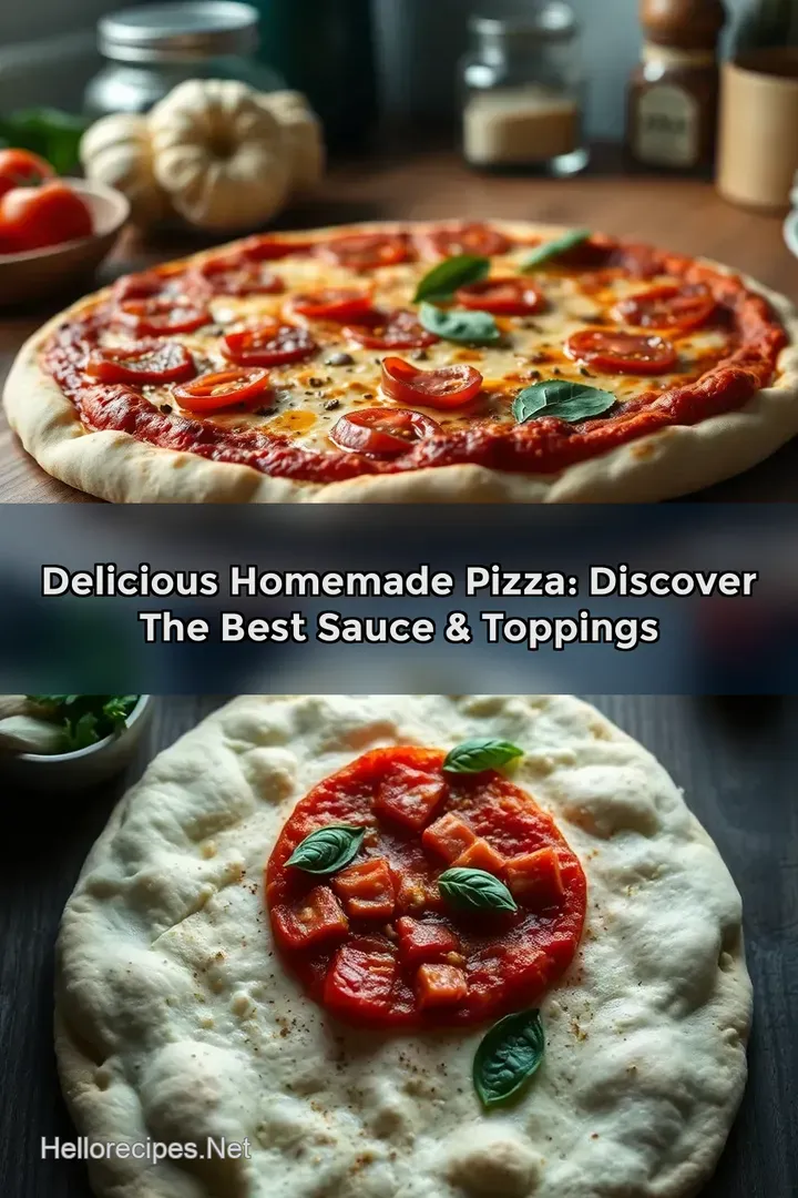 Delicious Homemade Pizza: Discover the Best Sauce & Toppings