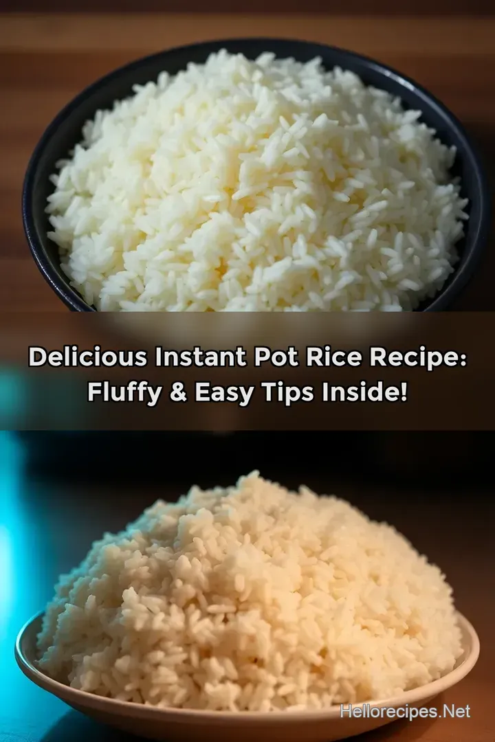 Delicious Instant Pot Rice Recipe: Fluffy & Easy Tips Inside!