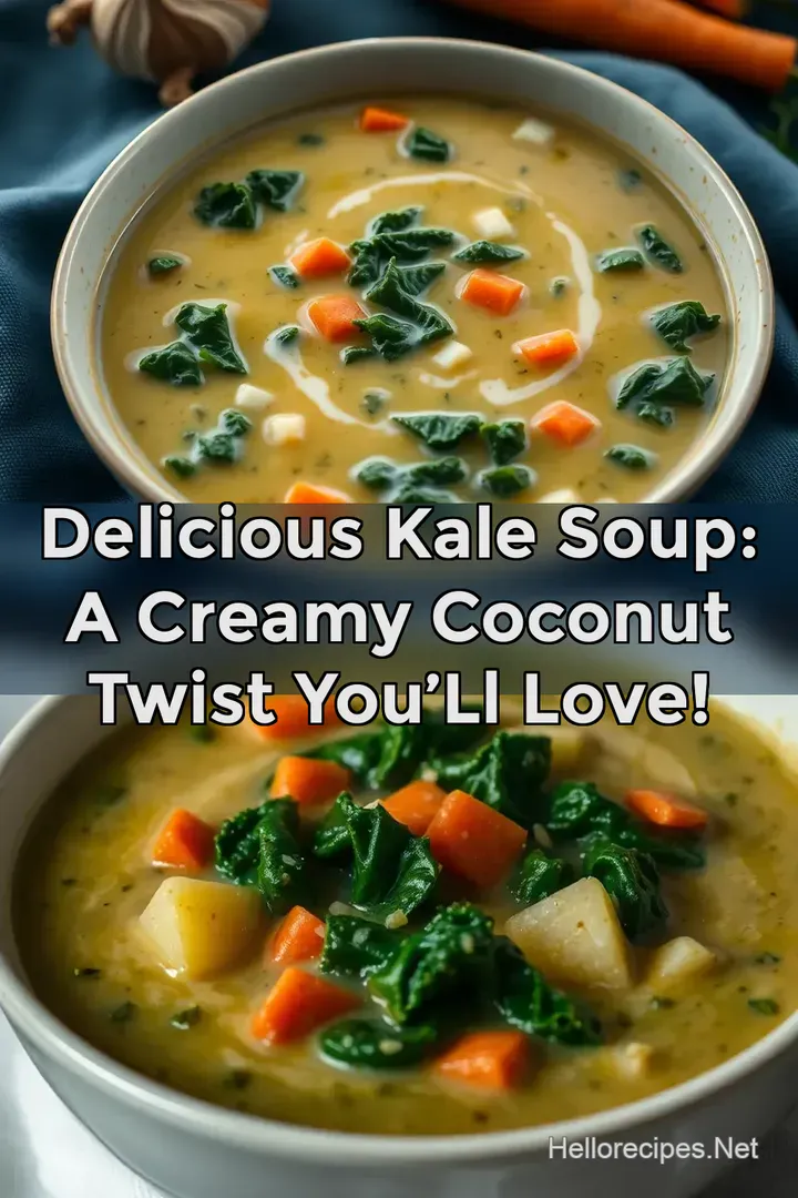 Delicious Kale Soup: A Creamy Coconut Twist You&rsquo;ll Love!
