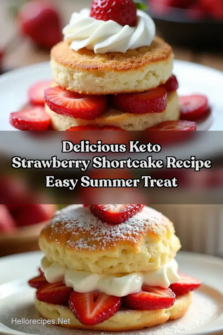 Delicious Keto Strawberry Shortcake Recipe Easy Summer Treat