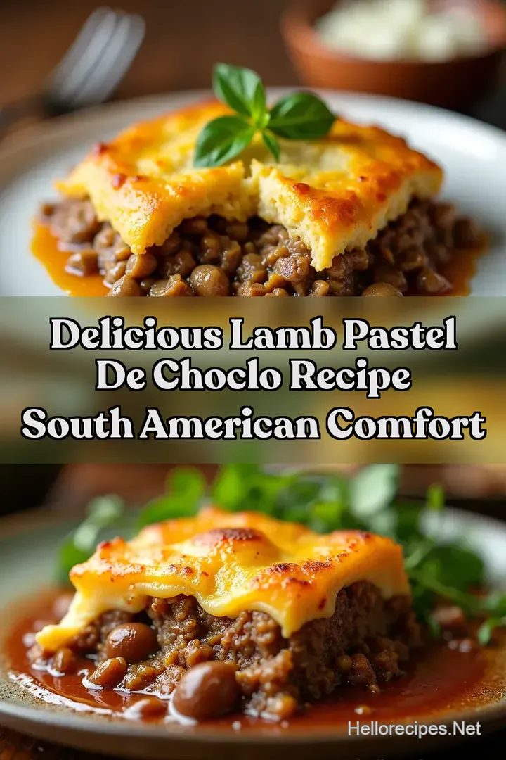 Delicious Lamb Pastel de Choclo Recipe South American Comfort