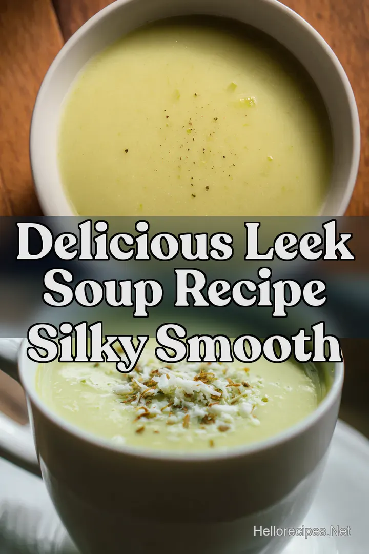 Delicious Leek Soup Recipe Silky Smooth