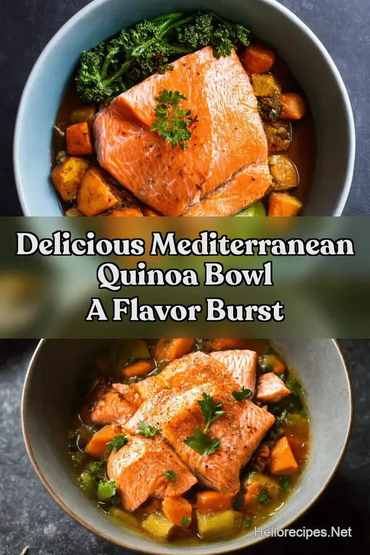 Delicious Mediterranean Quinoa Bowl A Flavor Burst