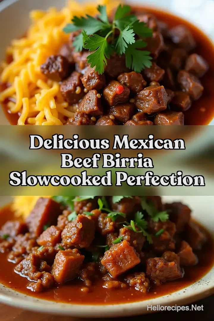 Delicious Mexican Beef Birria SlowCooked Perfection