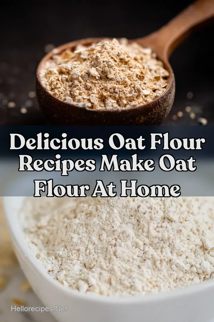 Delicious Oat Flour Recipes Make Oat Flour At Home : PIN FOR LATER Delicious Oat Flour Recipes Make Oat Flour At Home