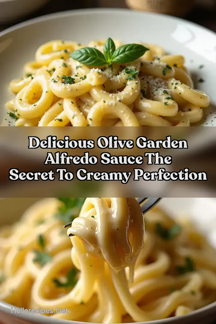 Delicious Olive Garden Alfredo Sauce The Secret to Creamy Perfection