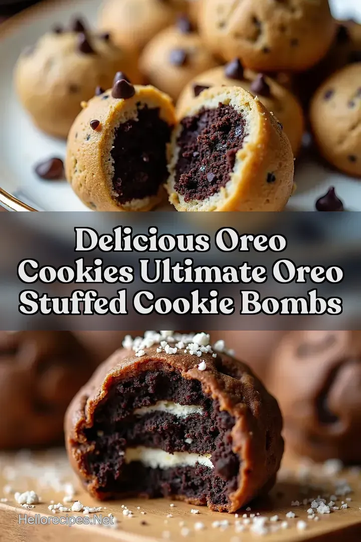 Delicious Oreo Cookies Ultimate Oreo Stuffed Cookie Bombs
