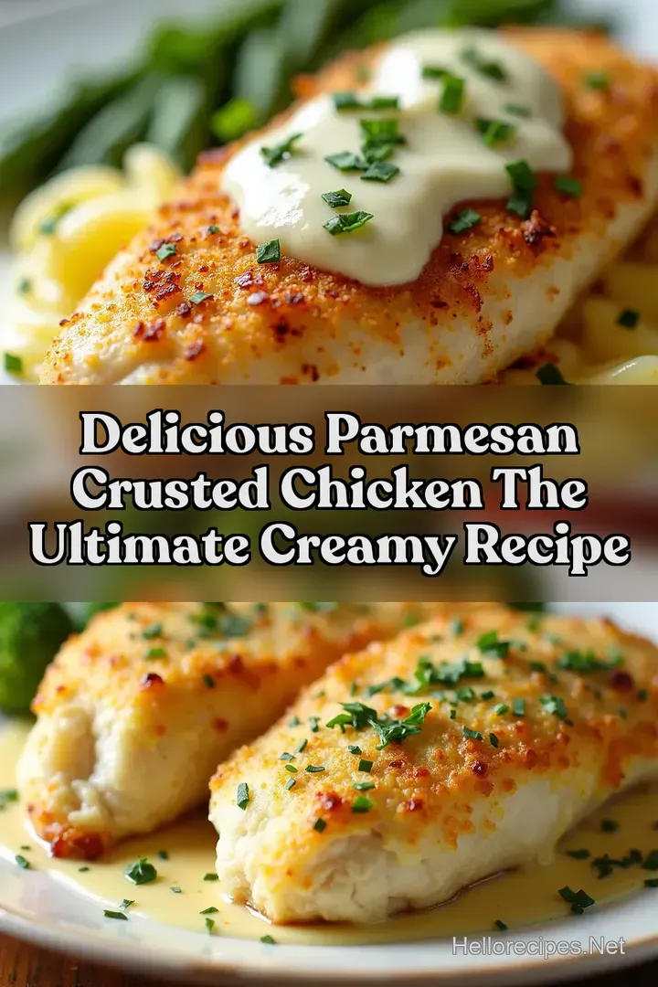 Delicious Parmesan Crusted Chicken The Ultimate Creamy Recipe