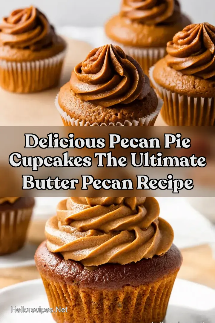 Delicious Pecan Pie Cupcakes The Ultimate Butter Pecan Recipe