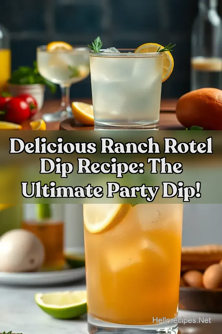 Delicious Ranch Rotel Dip Recipe: The Ultimate Party Dip!