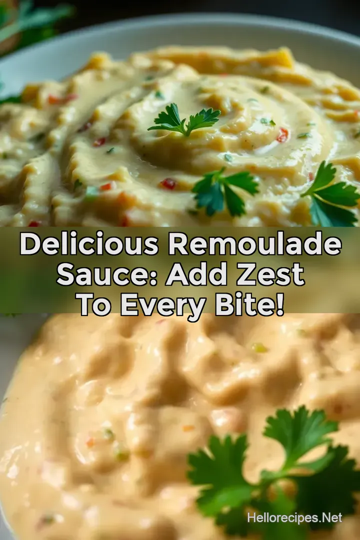 Delicious Remoulade Sauce: Add Zest to Every Bite!