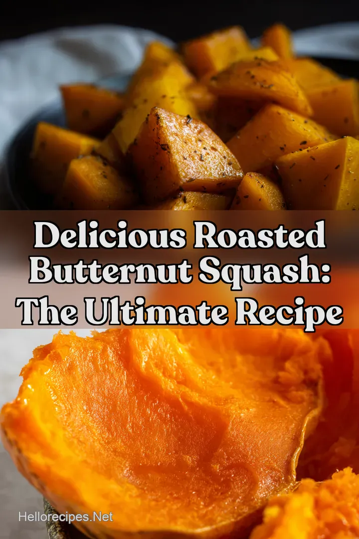 Delicious Roasted Butternut Squash: The Ultimate Recipe : PIN FOR LATER Delicious Roasted Butternut Squash: The Ultimate Recipe