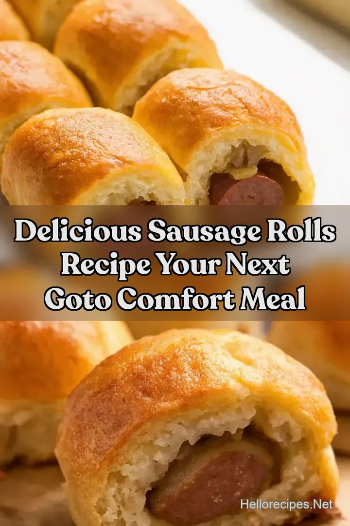 Delicious Sausage Rolls Recipe Your Next GoTo Comfort Meal