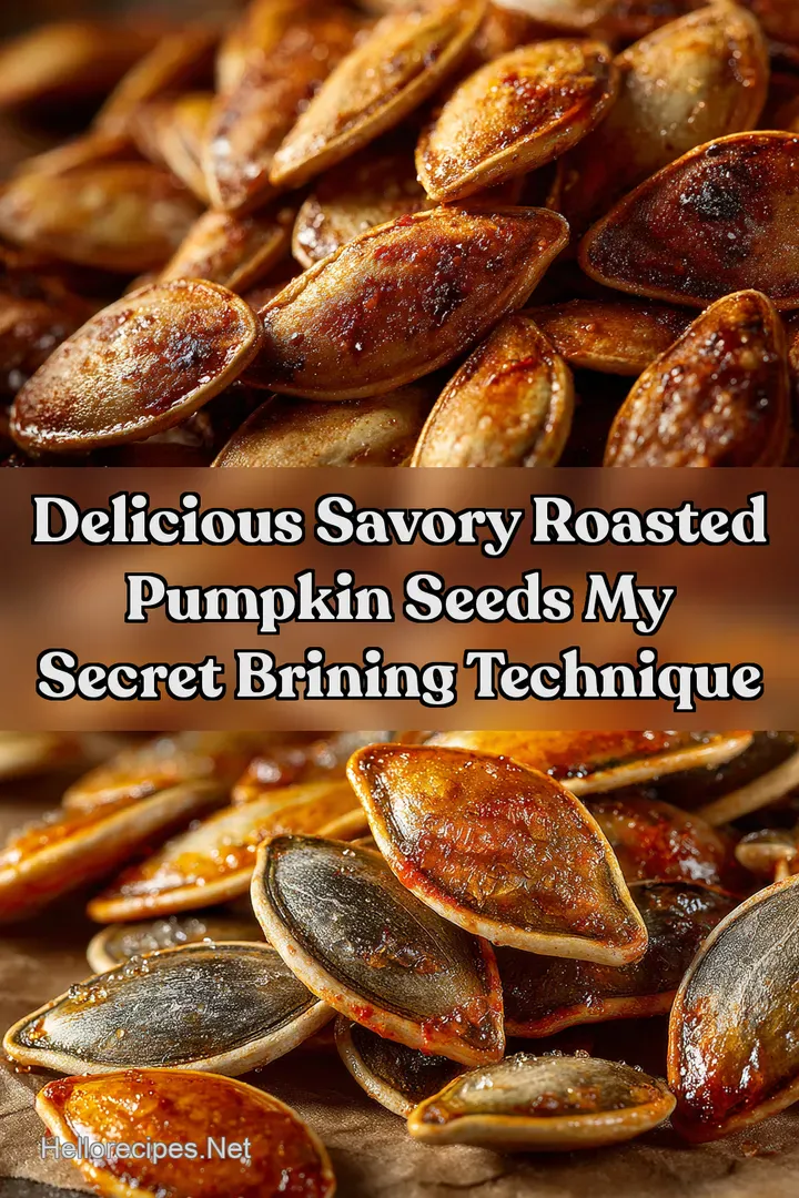 Delicious Savory Roasted Pumpkin Seeds My Secret Brining Technique