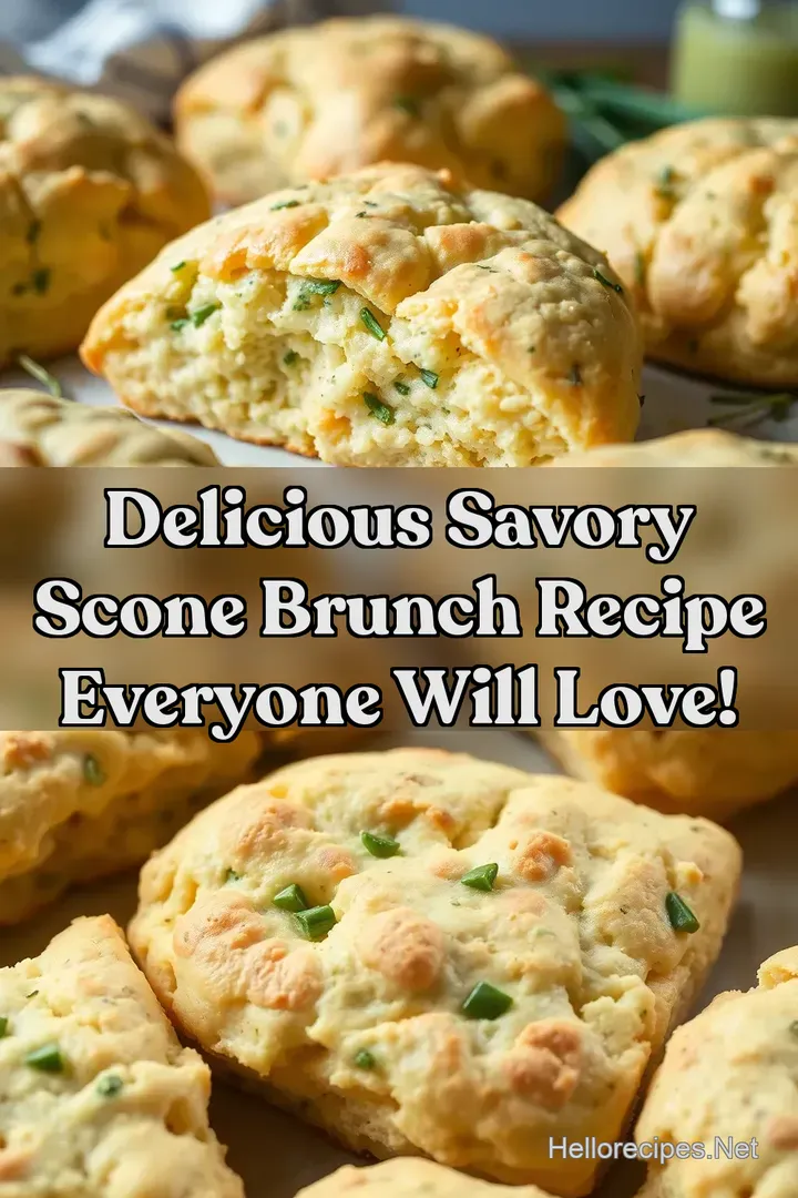 Delicious Savory Scone Brunch Recipe Everyone Will Love! : PIN FOR LATER Delicious Savory Scone Brunch Recipe Everyone Will Love!